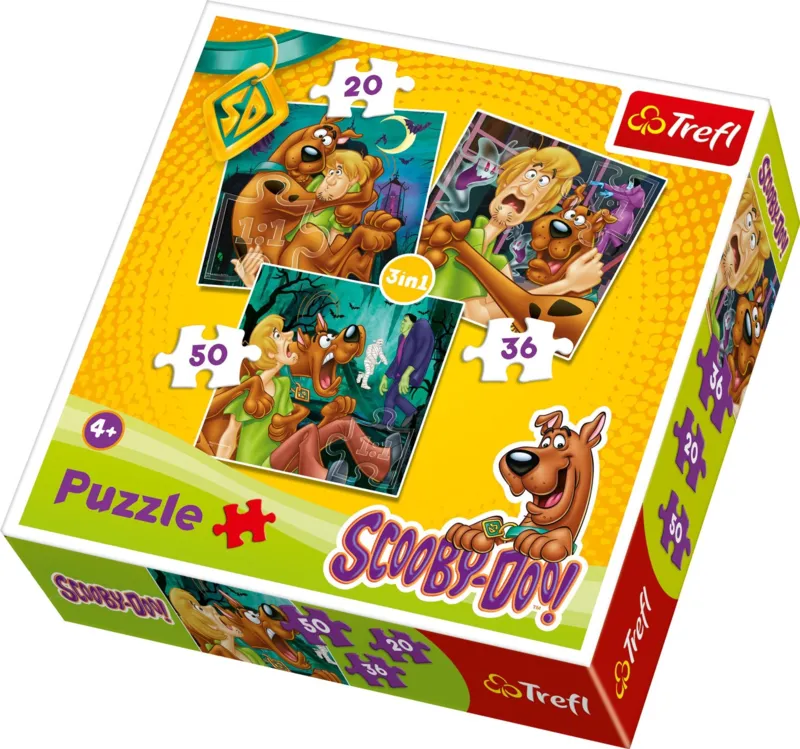 3 Puzzles en 1 : Samy et Scooby-Doo