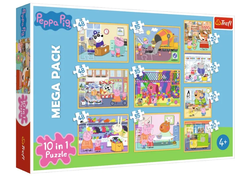 10 Puzzles - Peppa Pig