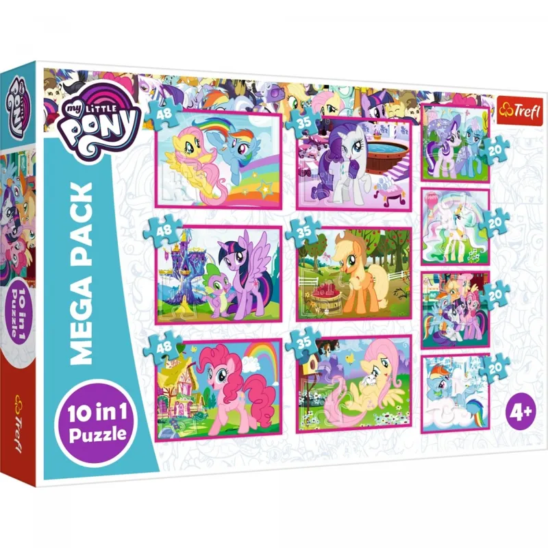 Mega Pack 10 Puzzles - My Little Poney