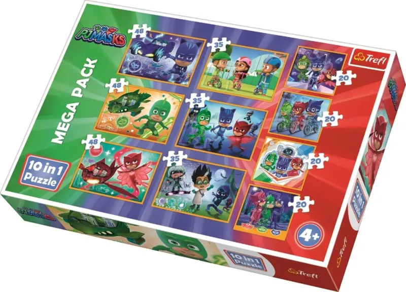 Mega Pack 10 Puzzles - PJ Masks