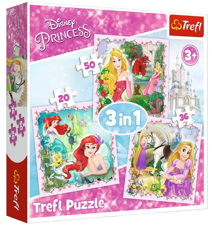 3 Puzzles - Disney Princess