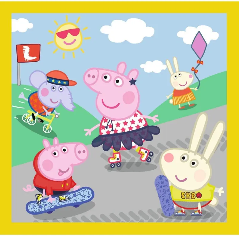 3 Puzzles - Peppa's happy day / Peppa Pig