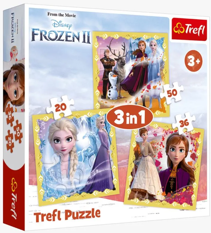 3 Puzzles - La Reine des Neiges 2