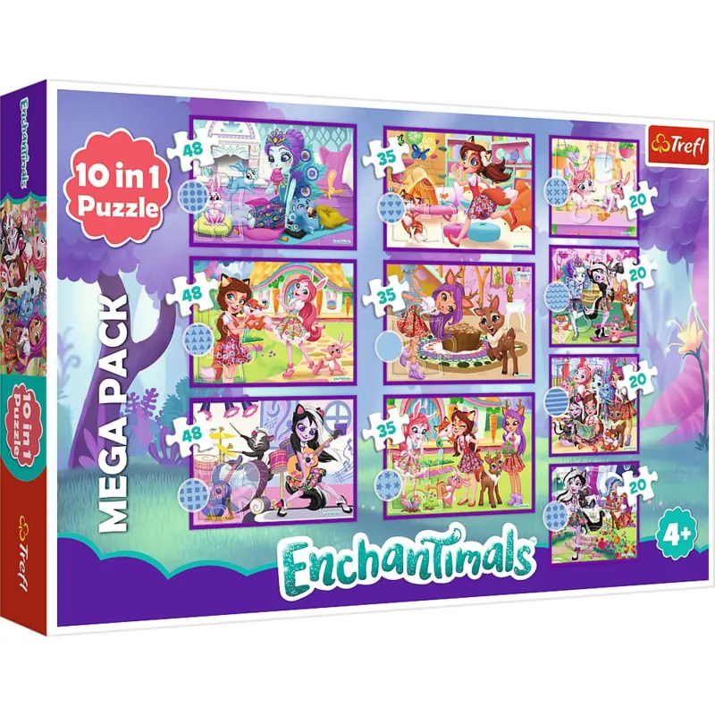 Puzzle 10in1 - Charming Enchantimals