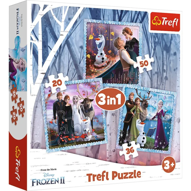 3 Puzzles - La Reine des Neiges 2