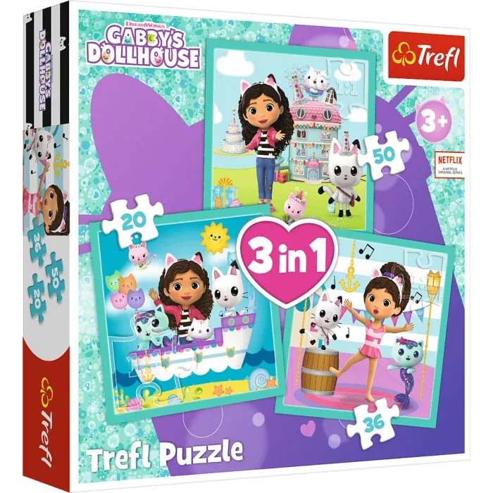 3 Puzzles - Les Activités de Gabby