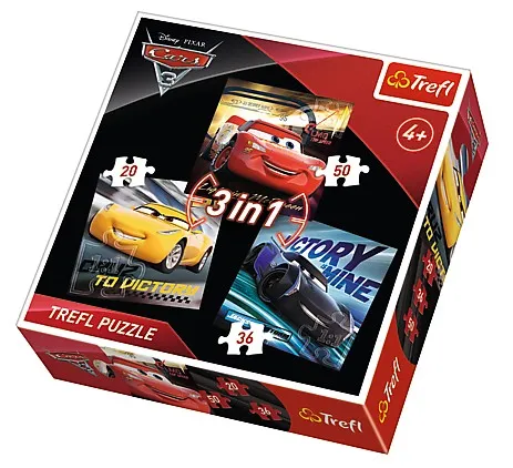 3 Puzzles - Cars 3