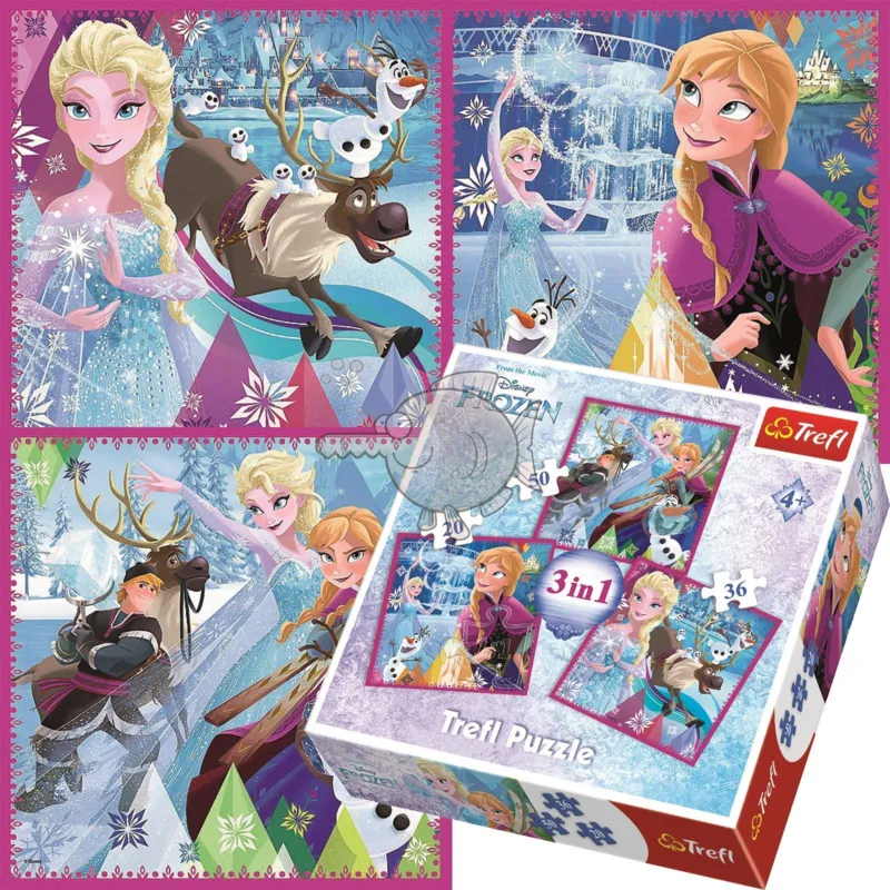 3 Puzzles - La Reine des Neiges