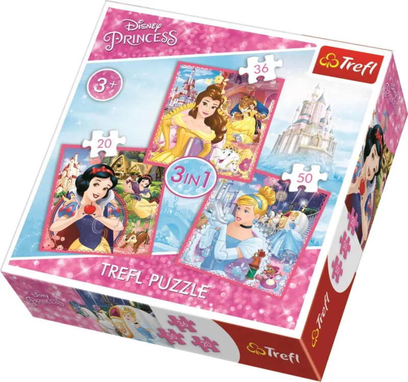 3 Puzzles - Disney Princess