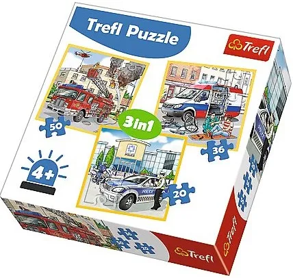 3 Puzzles - Véhicules de Secours