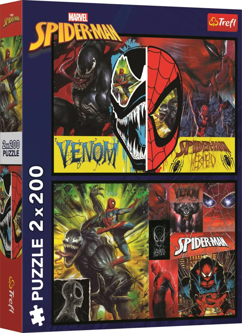 2 Puzzles - Spider-Man De Jour Comme De Nuit - Disney Marvel Spiderman