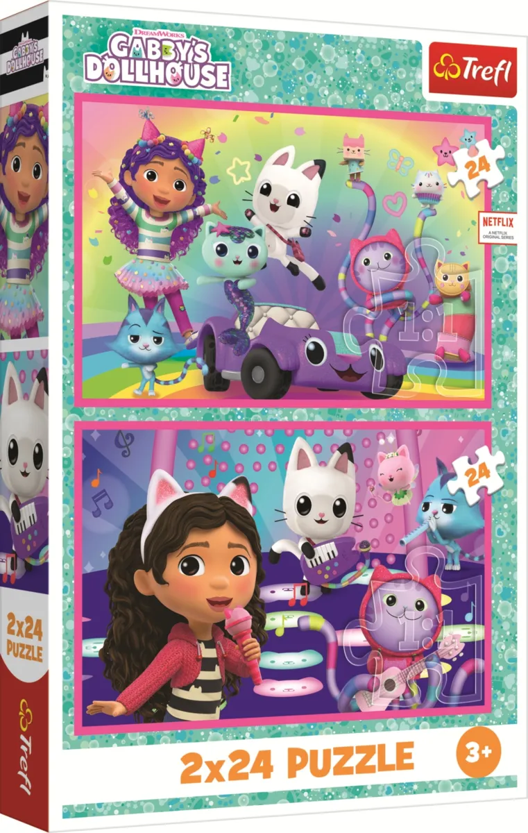 2 Puzzles - Jouer Avec Gabby