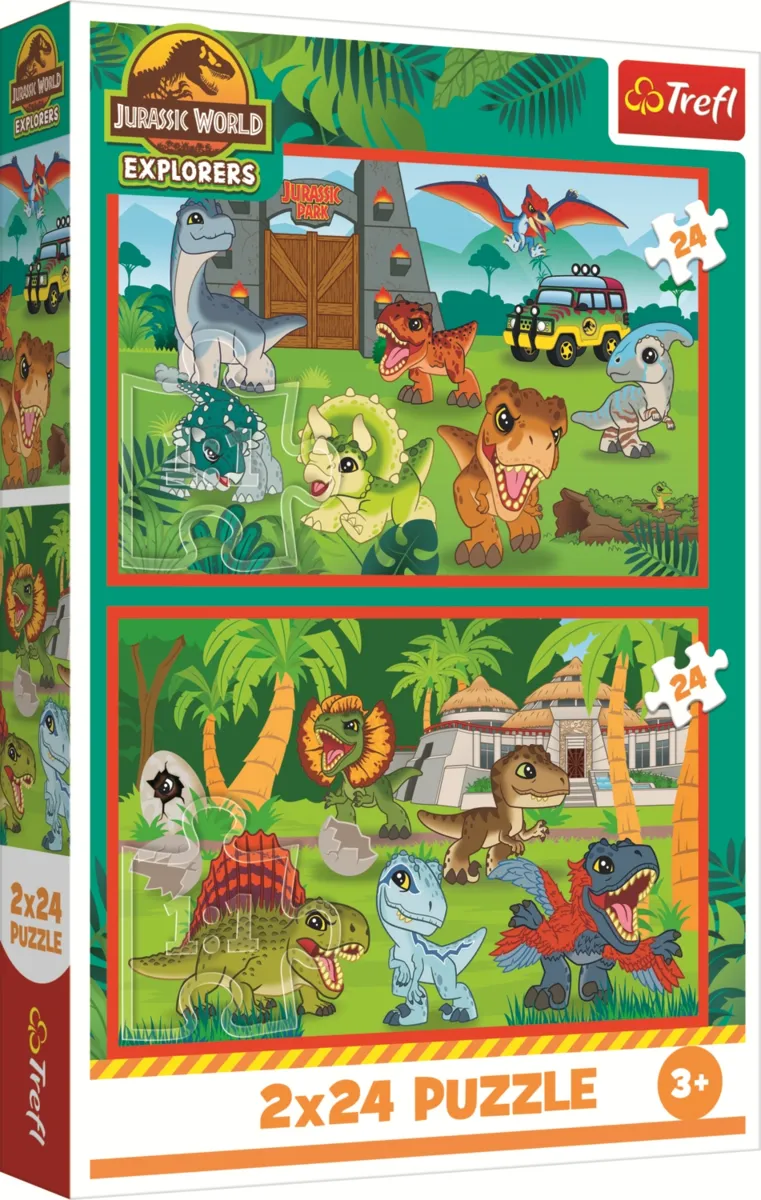 2 Puzzles - Petits Dinosaures