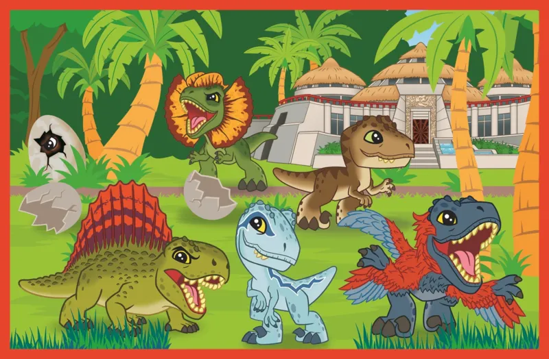 2 Puzzles - Petits Dinosaures