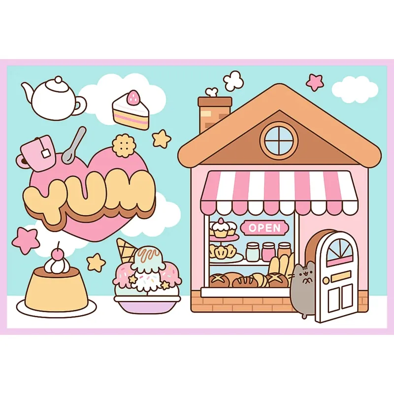 4 Puzzles - Meet Pusheen!