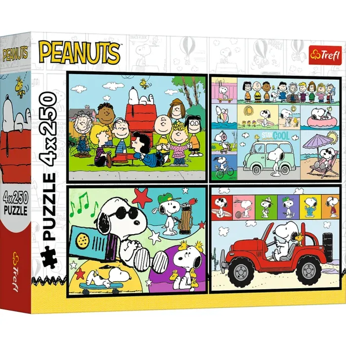 4 Puzzles - Aventures de Peanuts