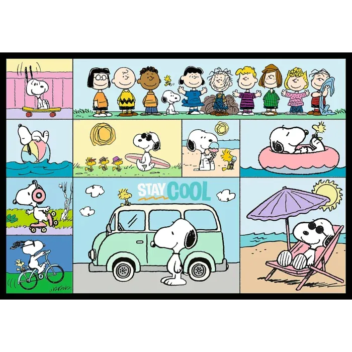 4 Puzzles - Aventures de Peanuts