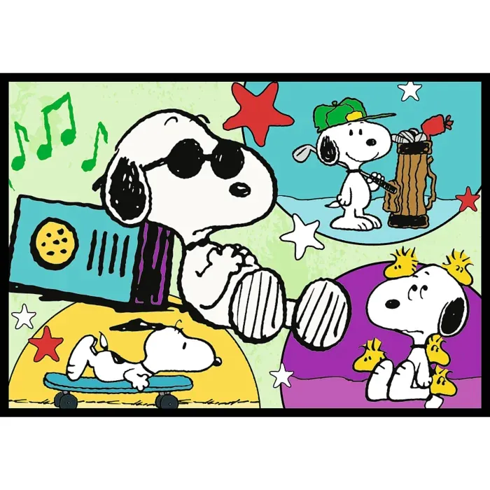 4 Puzzles - Aventures de Peanuts