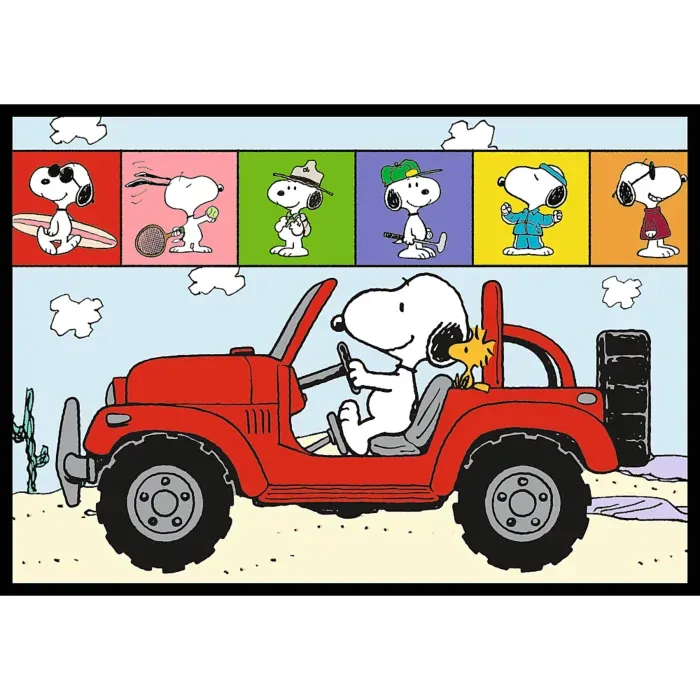 4 Puzzles - Aventures de Peanuts
