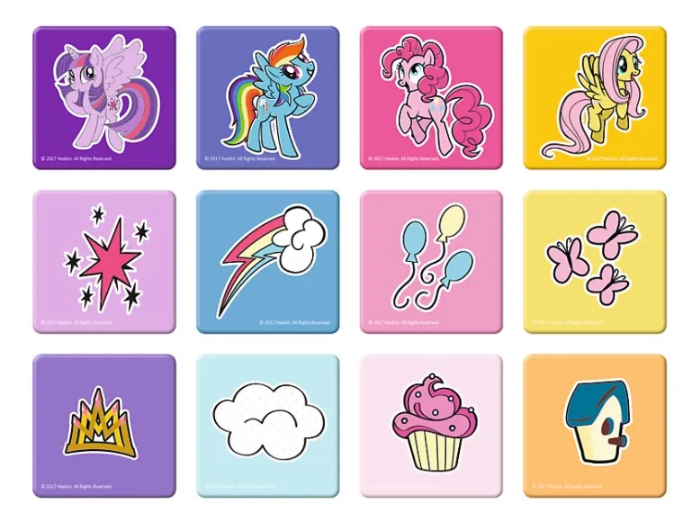 2 Puzzles + Memo - My Little Pony