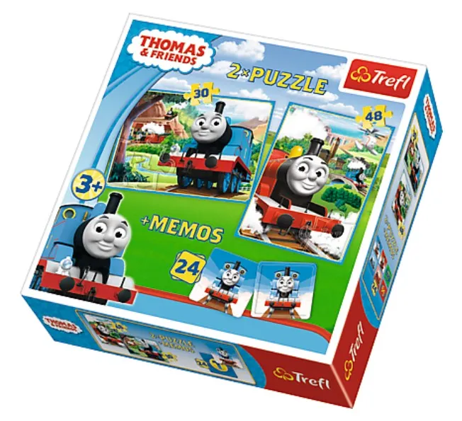 2 Puzzles + Memo - Thomas & Friends
