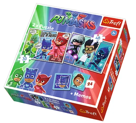 2 Puzzles + Memo - PJMasks