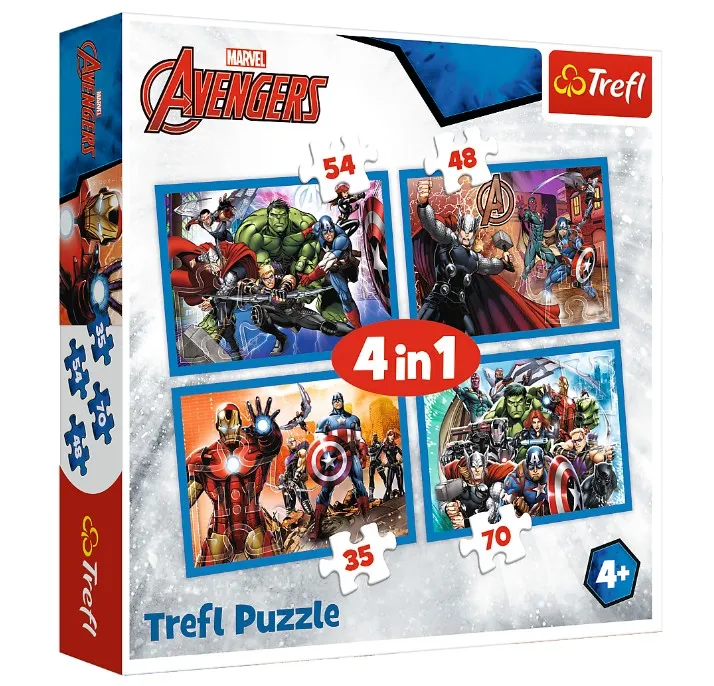 4 Puzzles - Marvel Avengers