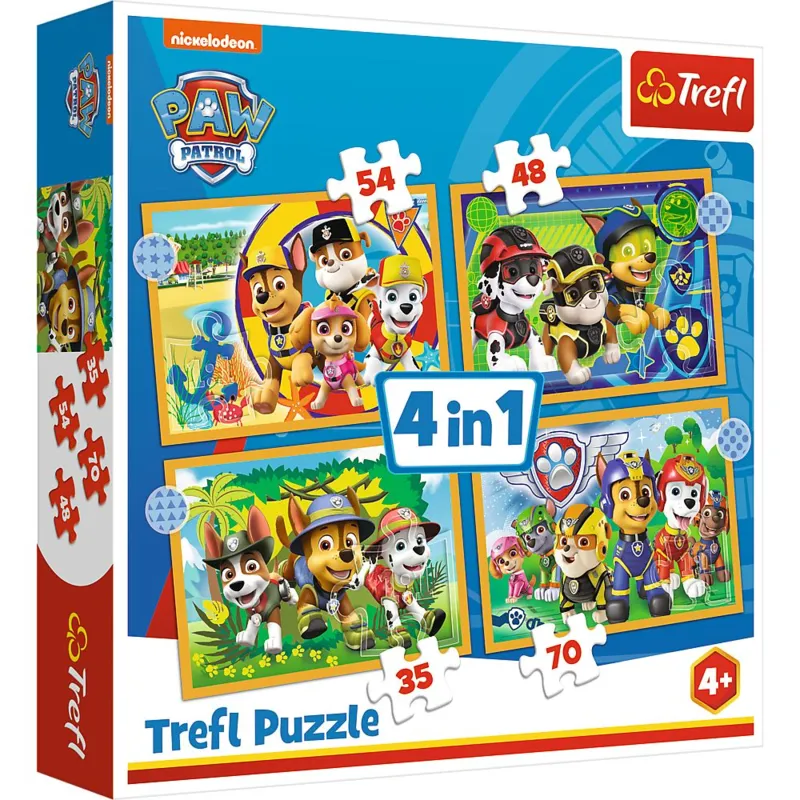 4 Puzzles - Pat Patrouille