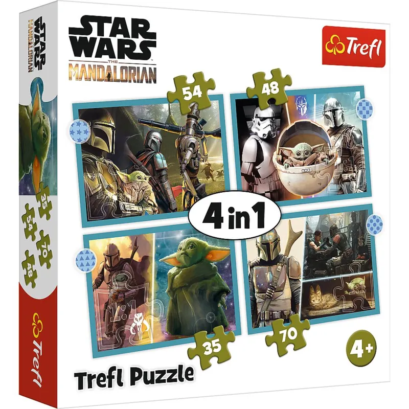 4 Puzzles -  Star Wars Mandalorian