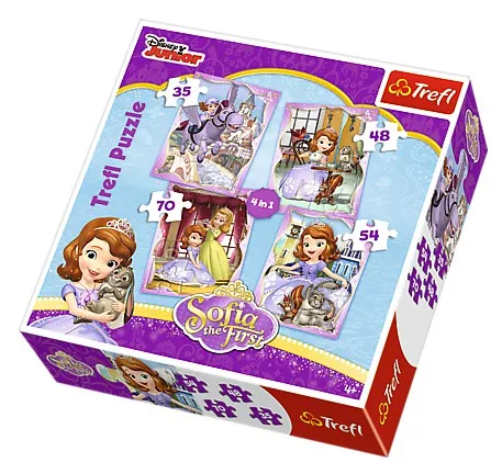 4 Puzzles - Disney Princesse Sofia