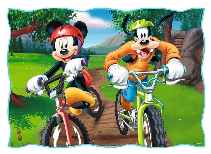 4 Puzzles - Mickey Mouse & Friends