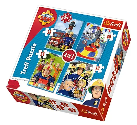 4 Puzzles - Fireman Sam
