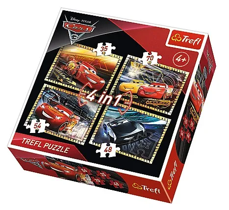 4 Puzzles - Cars 3