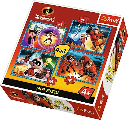 4 Puzzles - Incredibles 2