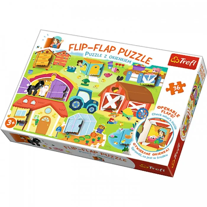 Flip Flap Puzzle - Ferme