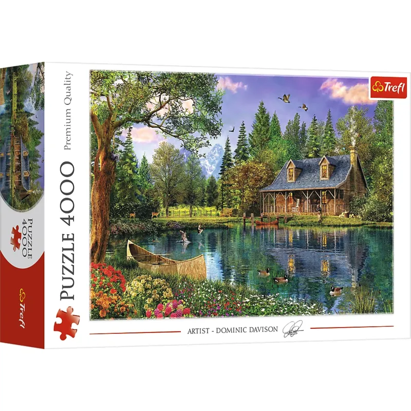 Après-Midi Idyllique dans le Cottage au Bord de l'Etang