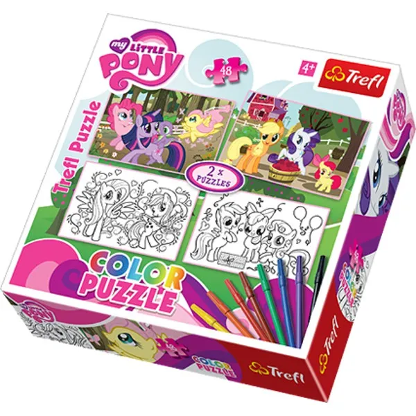 2 Puzzles My Little Pony et coloriages