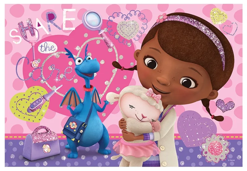 Pièces XXL avec Paillettes - Doc Mc Stuffins