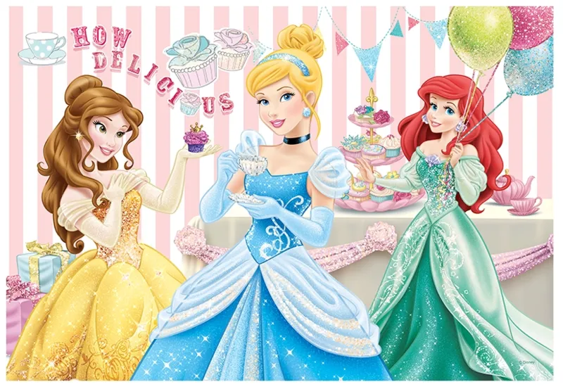 Pièces XXL avec Paillettes - Princesses Disney
