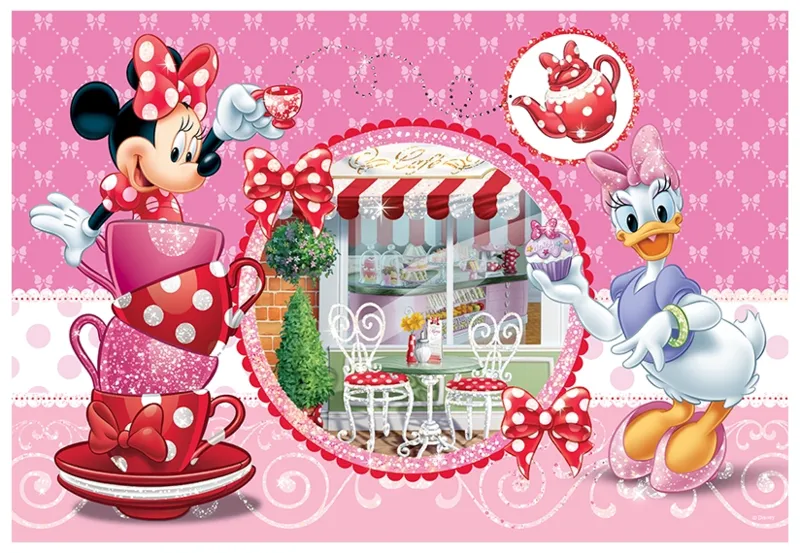 Pièces XXL avec Paillettes - Minnie Mouse