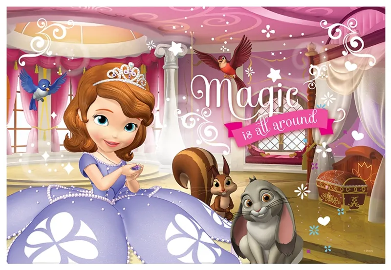 2 Puzzles Lumi Color - Princesse Sofia
