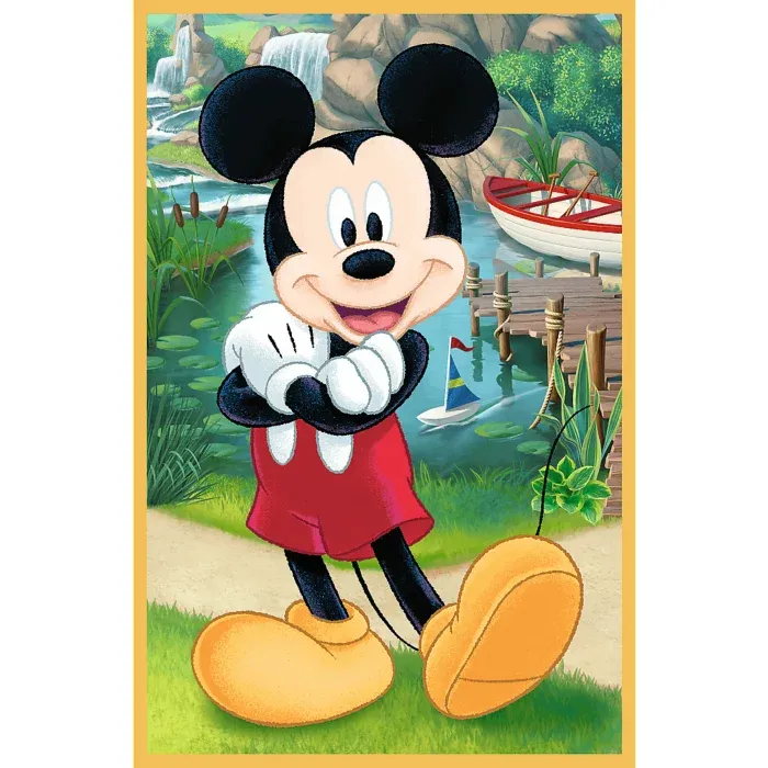 3 Puzzles - Mickey En Vacances - Disney Mickey Mouse
