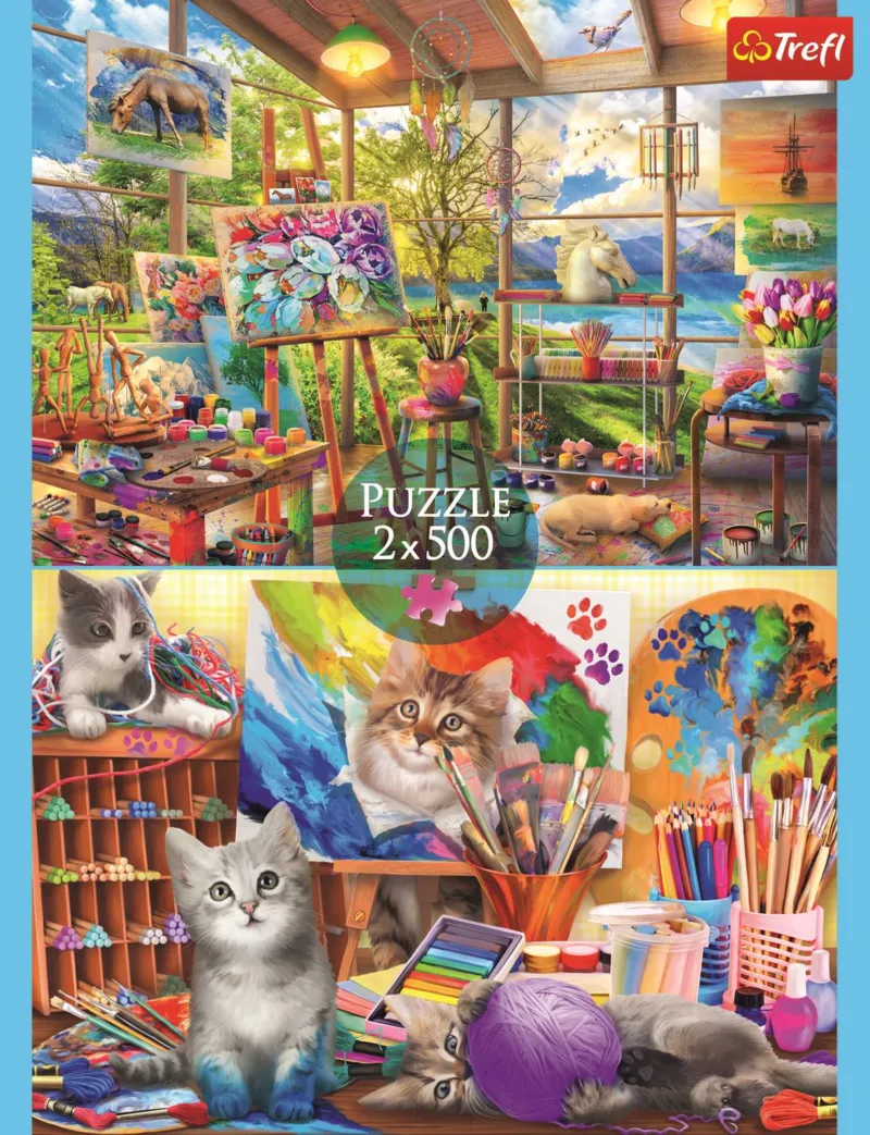2 Puzzles - The Art of Painting