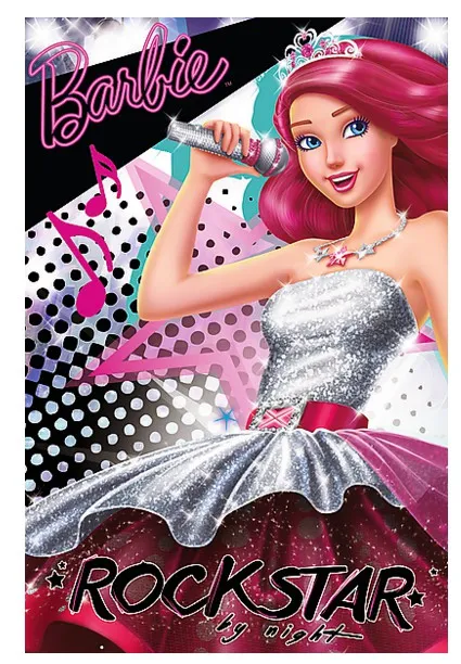 Mini Puzzle - Barbie Rock and Royals