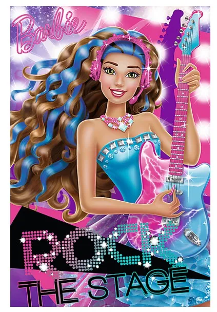 Mini Puzzle - Barbie Rock and Royals