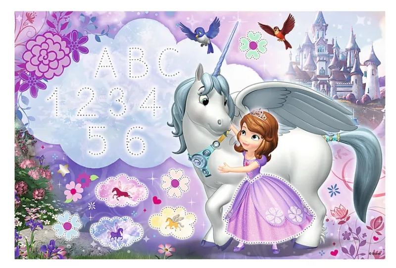 Sofia the First - Puzzle + Magic Marker