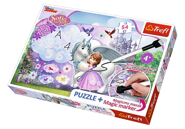 Sofia the First - Puzzle + Magic Marker