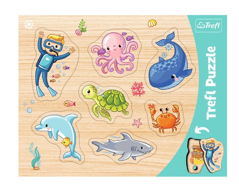 Puzzle Cadre - Animaux Marins