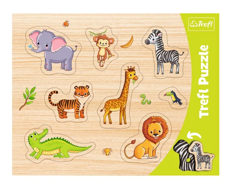Puzzle Cadre - Animaux Sauvages