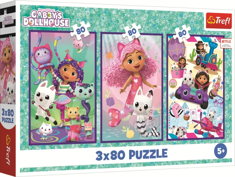 3 Puzzles - Les Journées Colorées De Gabby